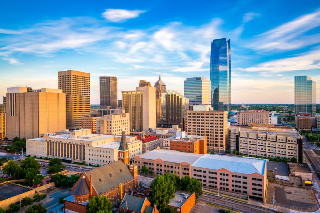 Oklahoma City's downtown skyline.