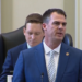 Gov. Kevin Stitt gives his State of the State address before the Oklahoma State Legislature.