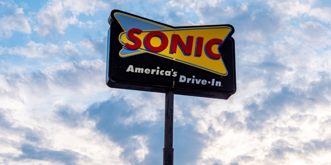 Sonic Fast Food drive in restaurant - FRANKFORT, KENTUCKY - JUNE 18, 2019
