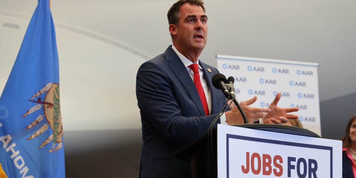 Gov. Kevin Stitt said a focused workforce management system is needed in Oklahoma to attract top companies to the state.