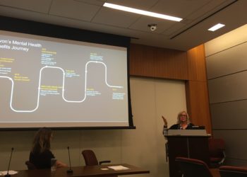 Colleen Dame with Deveon Energy speaks about her Devon's efforts to make mental health care available to employees.