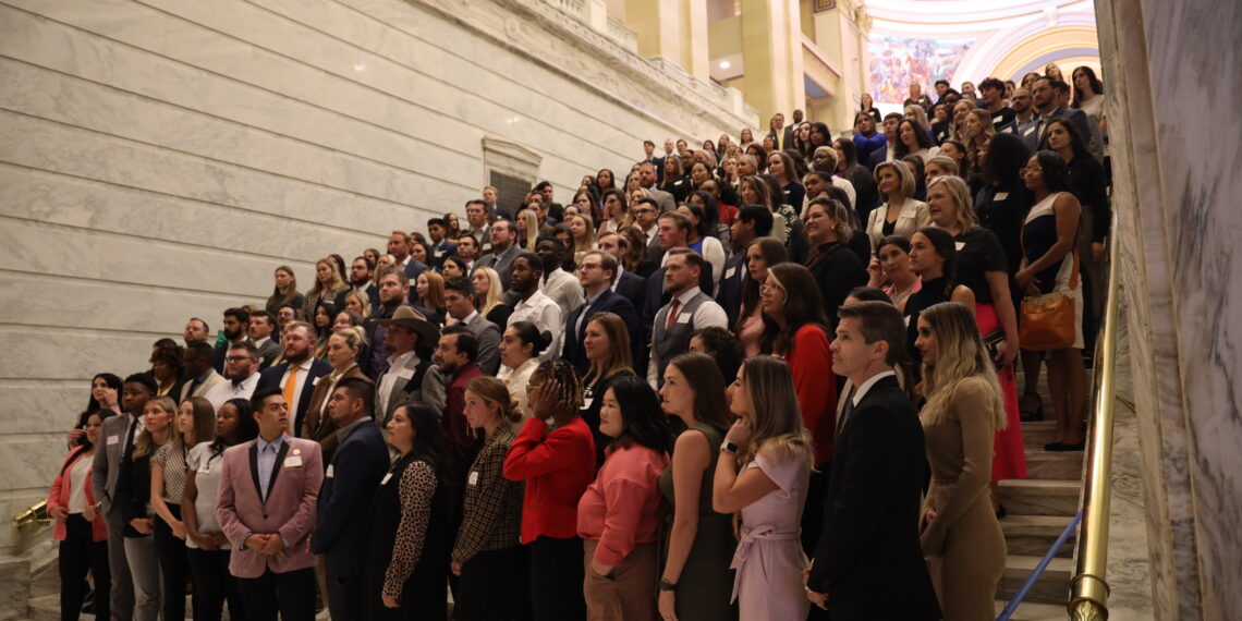 Next Gen Under 30 recipients at the Oklahoma State Capitol.