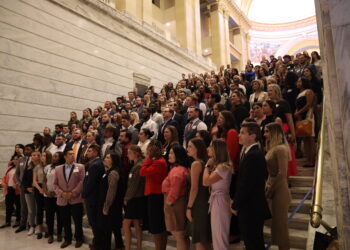 Next Gen Under 30 recipients at the Oklahoma State Capitol.