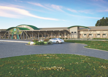 A concept design for the new Chickasaw Nation Child Development Center.