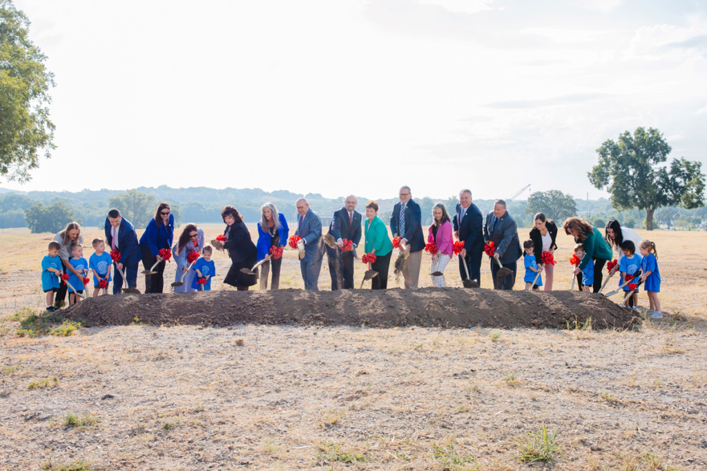 The Chickasaw Nation breaks ground on a new child development center. 