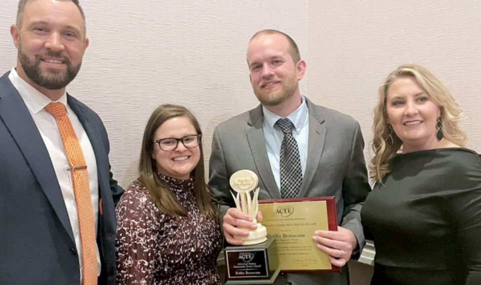 Oklahoma teacher wins national CareerTech award for teaching students how to make a difference