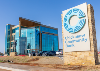 Chickasaw Community Bank, photo from Chickasaw Nation