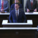 Gov. Kevin Stitt takes the podium to deliver his annual State of the State address.
