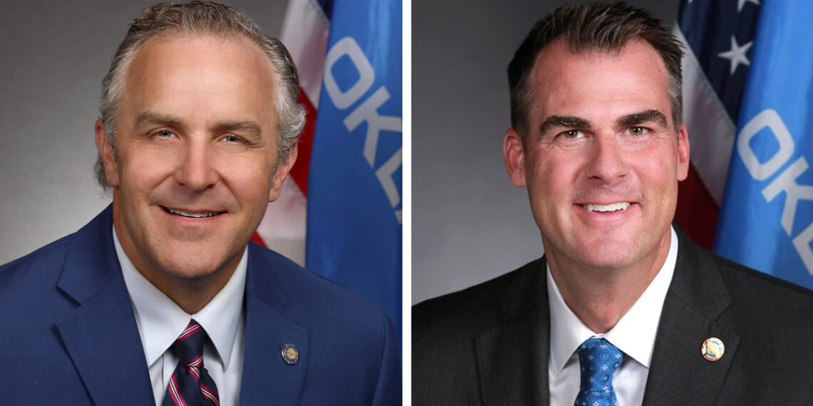 Gov. Stitt, Pro Tem Treat talk tax cuts after billions in authorized funds certified for Oklahoma Legislature