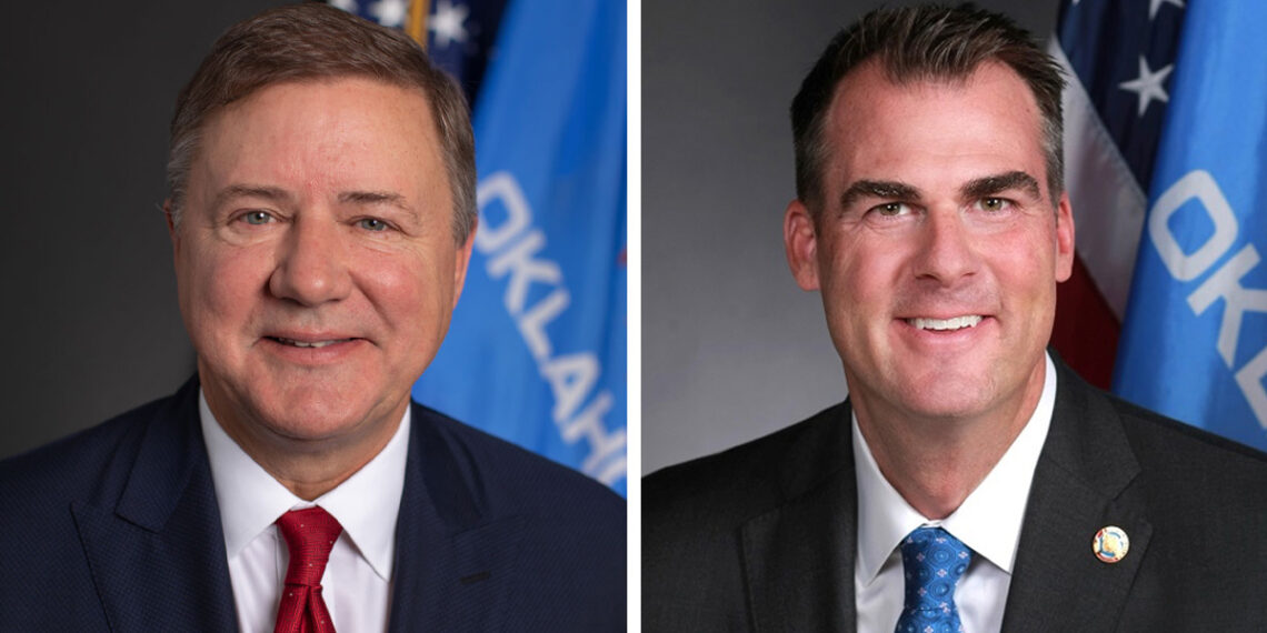 Gentner Drummond and Kevin Stitt