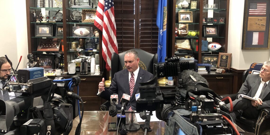 House Speaker Charles McCall speaks about the ongoing legislative session.