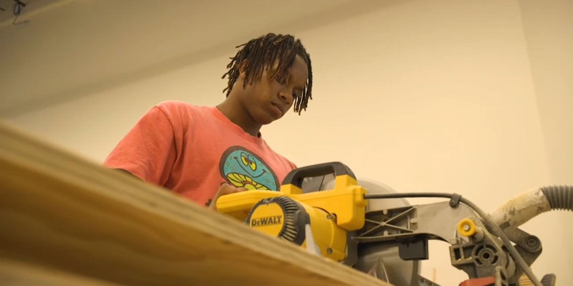 A Union High School student investing in his future by gaining construction skills thanks to a training program provided through the school district.