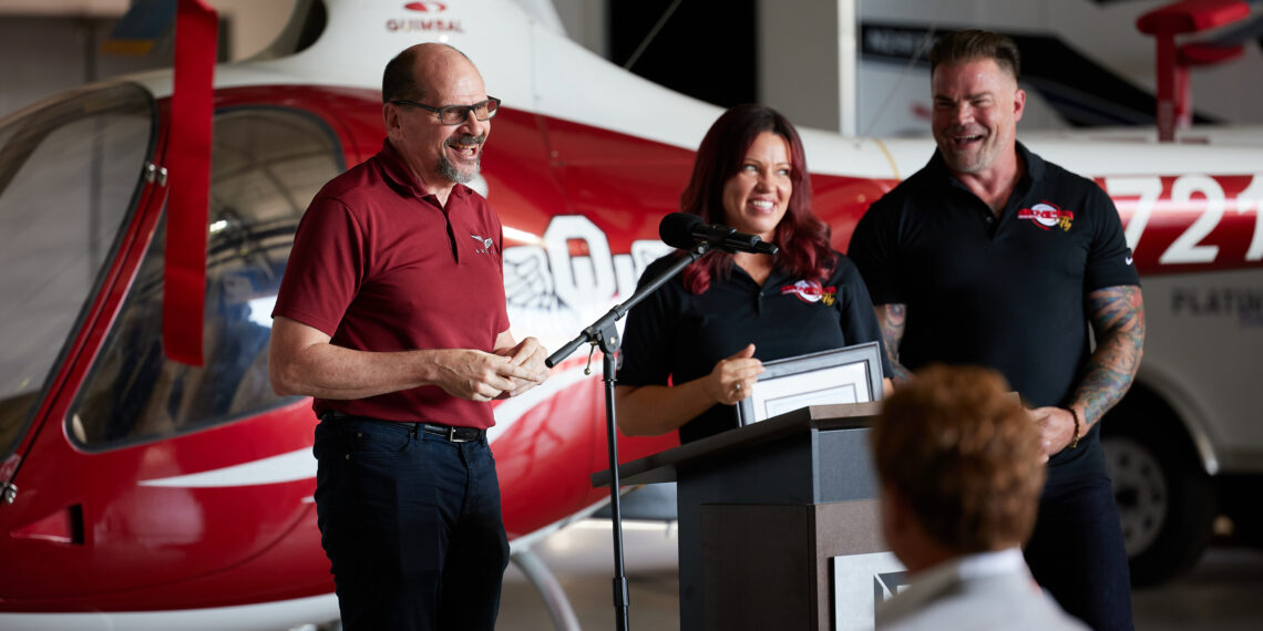 The ribbon was cut on Semper Fly in Norman.