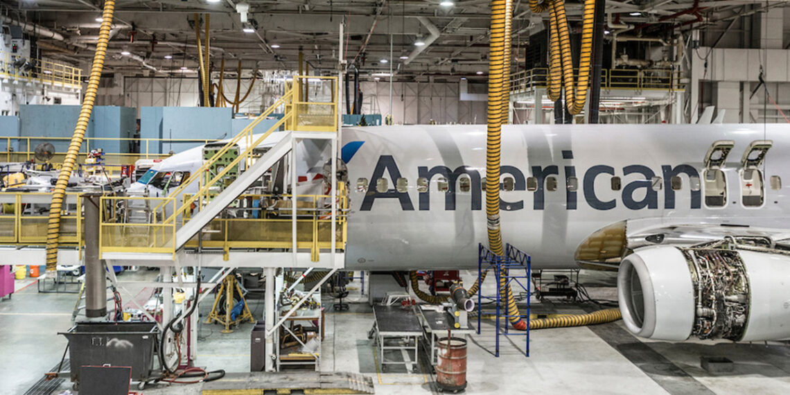 American Airlines' Tulsa Maintenance Base. Photo from American Airlines