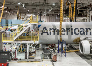 American Airlines' Tulsa Maintenance Base. Photo from American Airlines