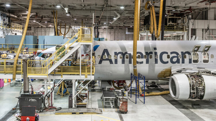 American Airlines' Tulsa Maintenance Base. Photo from American Airlines