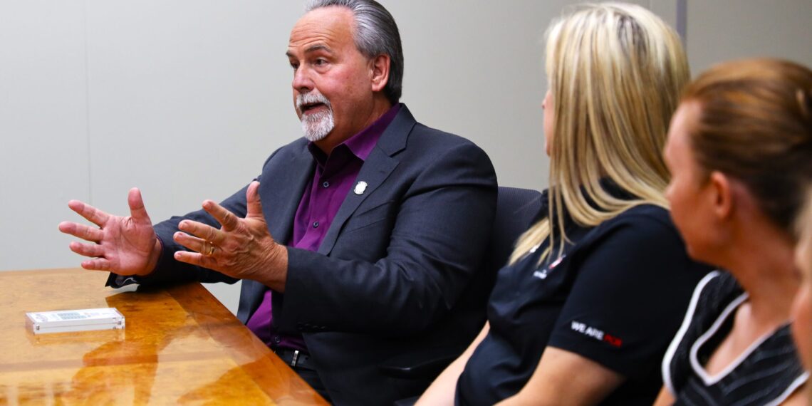 Sen. Bill Coleman speaking about business in Oklahoma