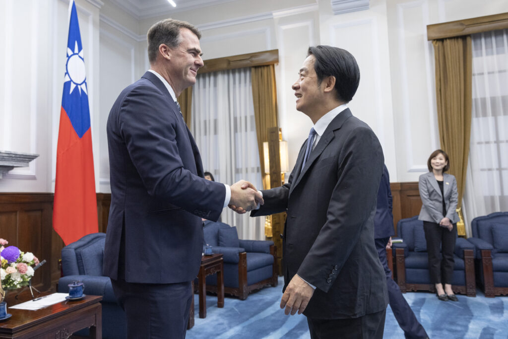 Gov. Kevin Stitt meeting with Taiwan President Lai Ching-te