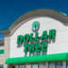 NORTHFIELD, MN/USA - APRIL 18, 2020: Dollar Tree retail exterior and trademark logo.