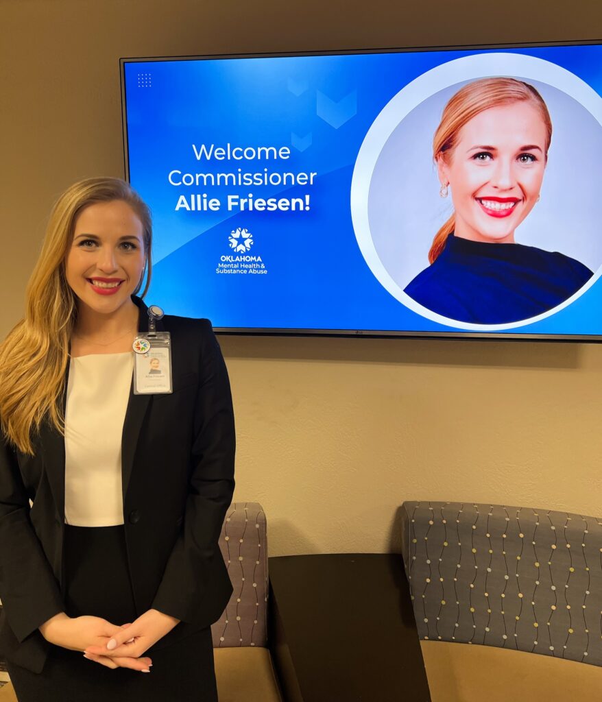 Allie Friesen, photo from Oklahoma Department of Mental Health