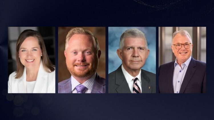 Courtney Warmington, Dustin Hilliary, Steven Taylor and Mitch Adwon. From Oklahoma State Regents of Higher Education
