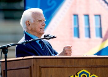 Gov. George Nigh, photo from University of Central Oklahoma