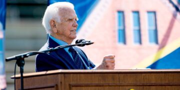 Gov. George Nigh, photo from University of Central Oklahoma