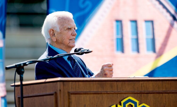 Gov. George Nigh, photo from University of Central Oklahoma