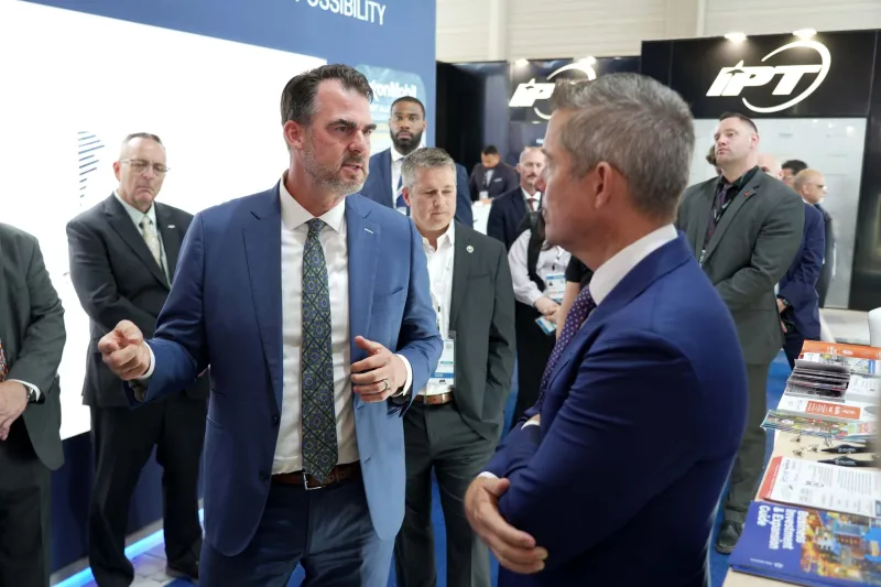 Gov. Stitt at the Paris Air Show