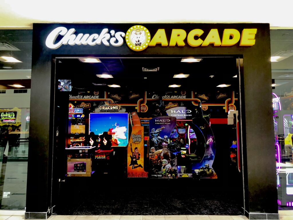 Chuck's Arcade at Penn Square Mall in Oklahoma City