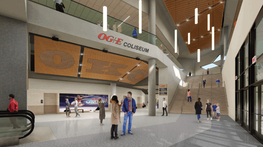 Inside OG&E Coliseum