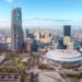 OKC Thunder Arena sky view rendering