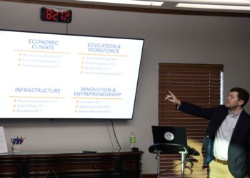 State Chamber Highlights 2026 Agenda at Moore Chamber Eggs & Issues