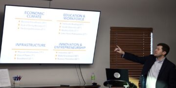 State Chamber Highlights 2026 Agenda at Moore Chamber Eggs & Issues