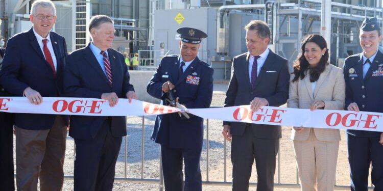 OG&E commissions new power plant to bolster Tinker AFB resiliency, regional growth
