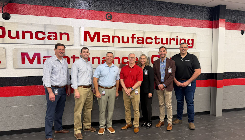 State Chamber leaders visit Halliburton manufacturing facility in Duncan