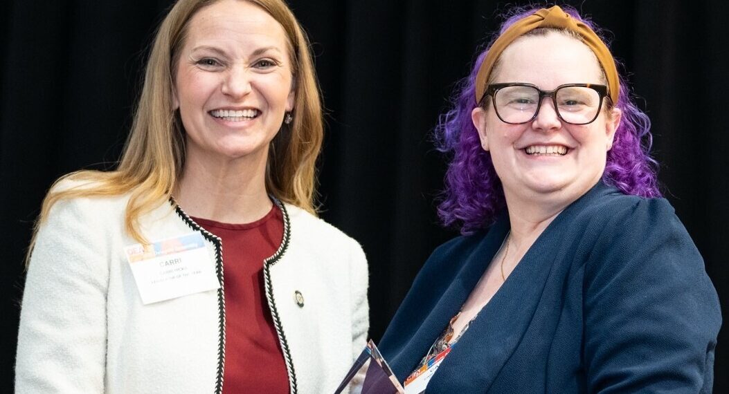 Hicks receives OEA Outstanding Legislator Award
