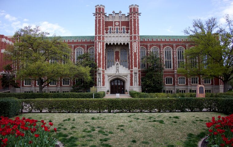 Bizzell Memorial Library on the University of Oklahoma campus in April 2013.